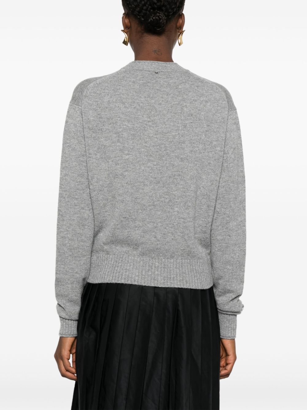 Sportmax Sweaters Grey Wool Cashmere