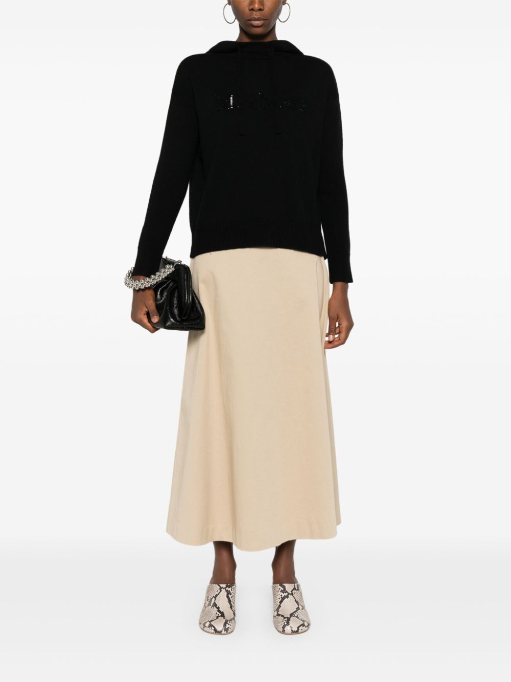 S Max Mara Sweaters Black Wool Cashmere