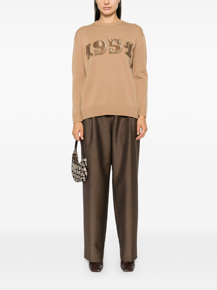 Max Mara Sweaters Camel Wool Cashmere