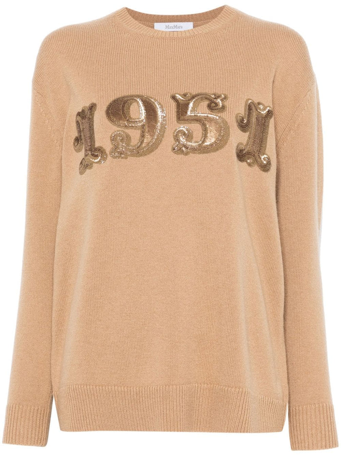 Max Mara Sweaters Camel Wool Cashmere