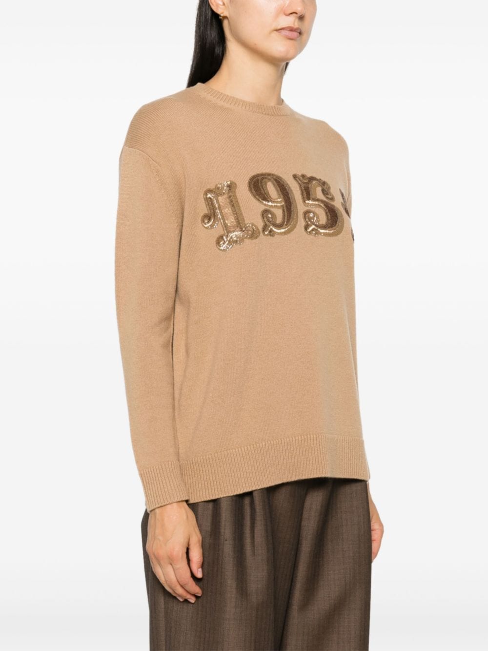Max Mara Sweaters Camel Wool Cashmere
