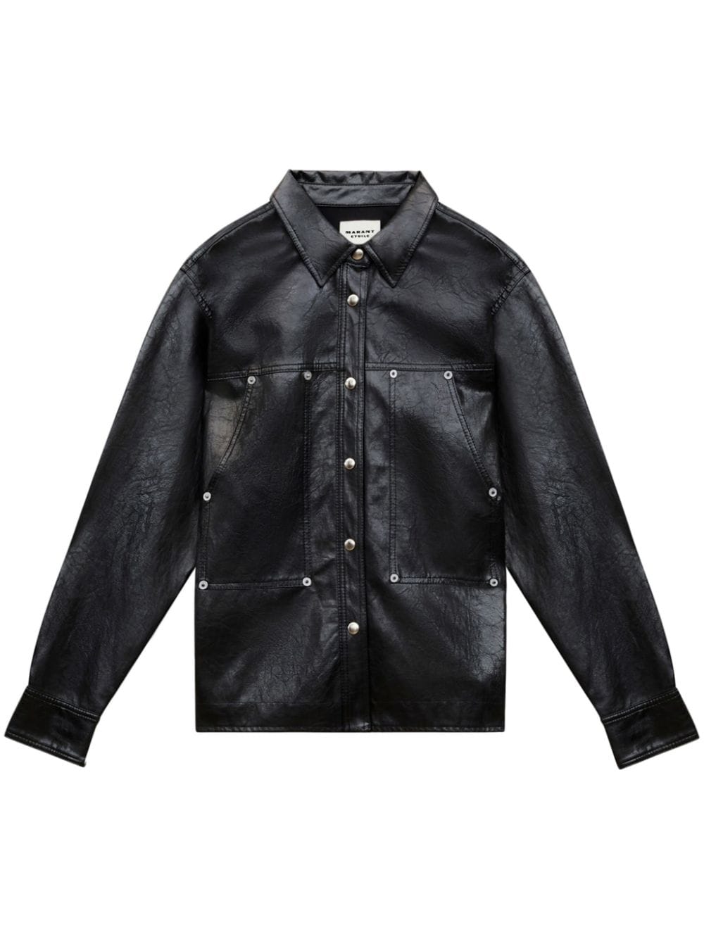Marant Etoile Shirts Black Outer: Polyurethane