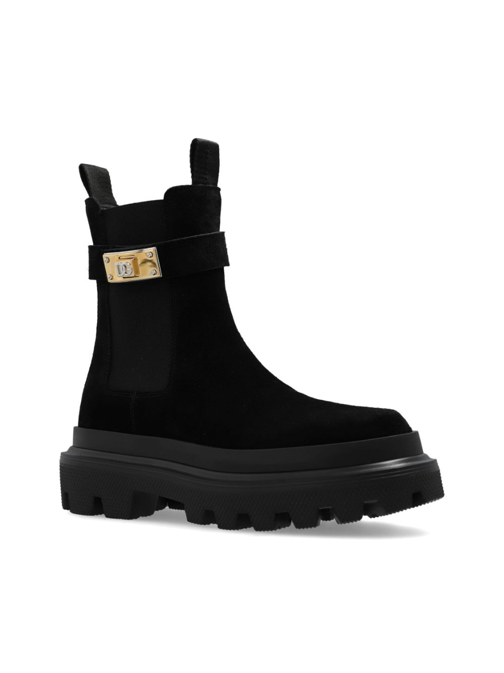 Dolce & Gabbana Boots Black Outer: Calf Suede