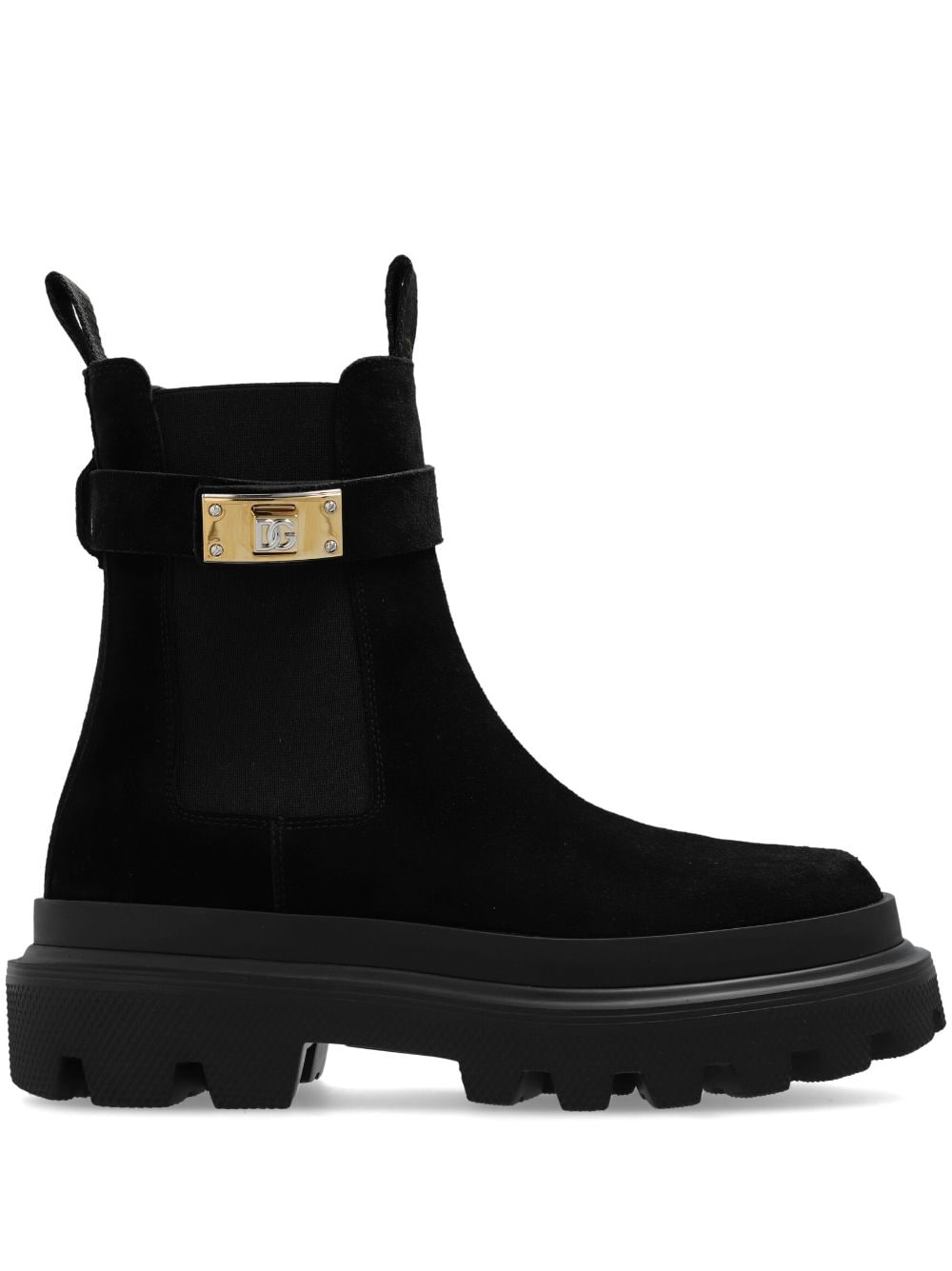 Dolce & Gabbana Boots Black Outer: Calf Suede