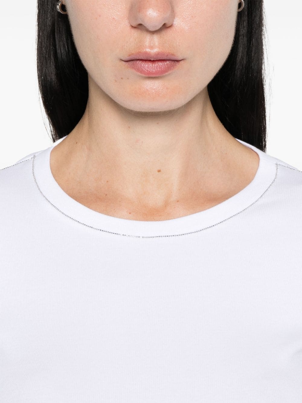 Fabiana Filippi T-Shirts And Polos White Eco Brass