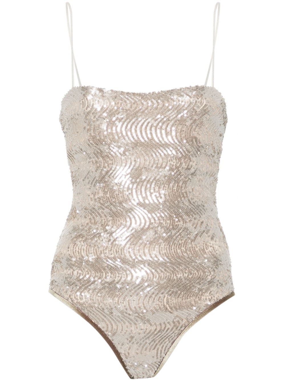 Forte Top Silver Polyester Elastane
