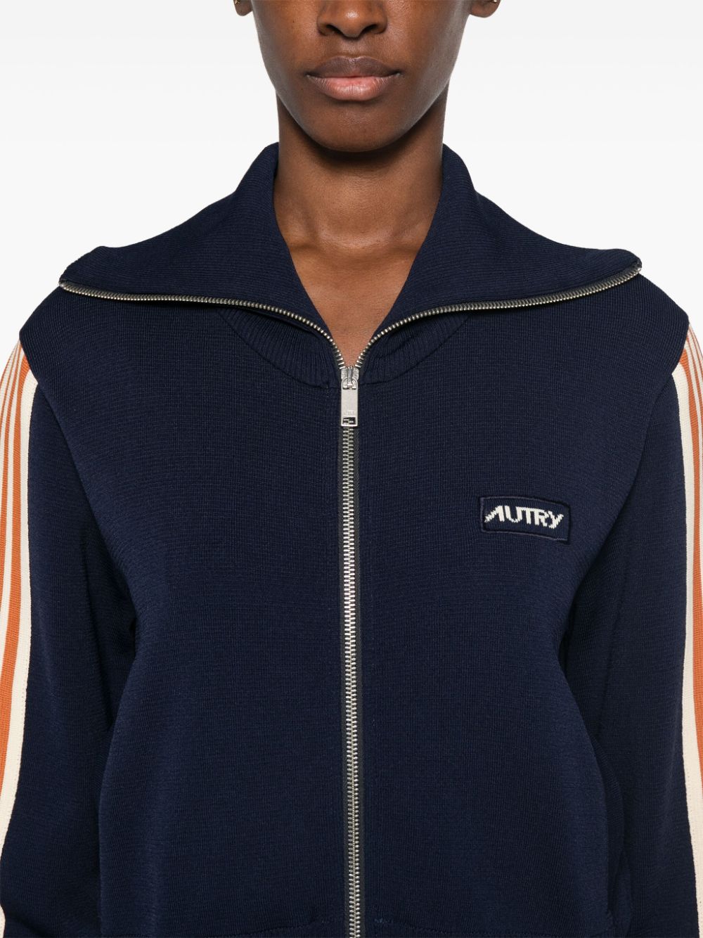 Autry Sweaters Blue Viscose Nylon