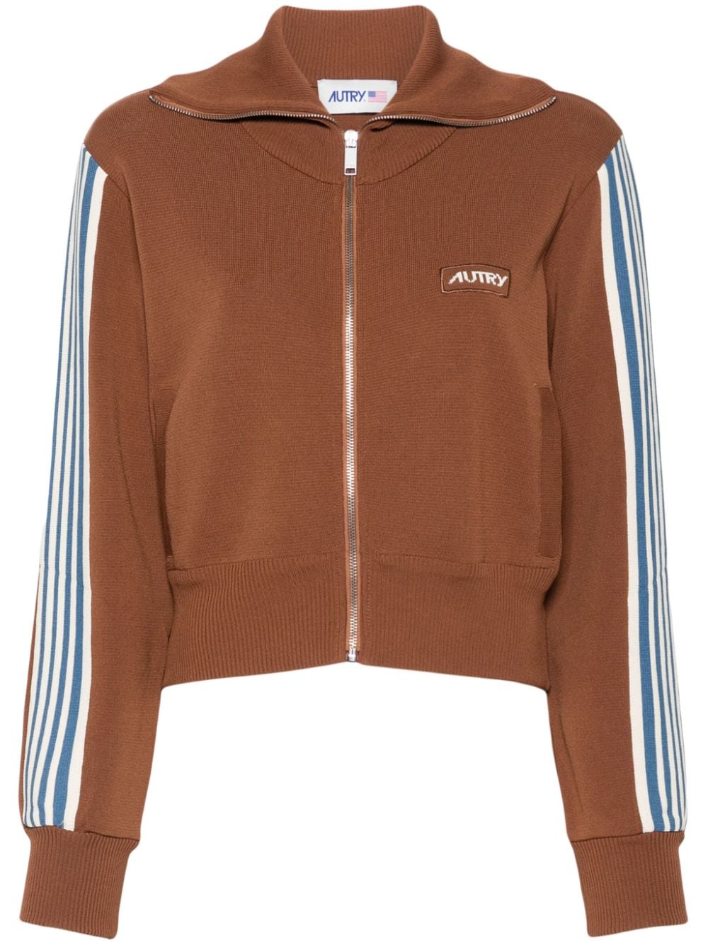 Autry Sweaters Brown Viscose Nylon