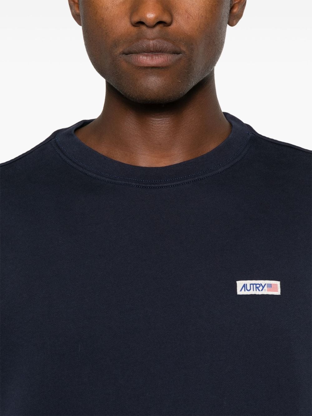 Autry Sweaters Blue Cotton