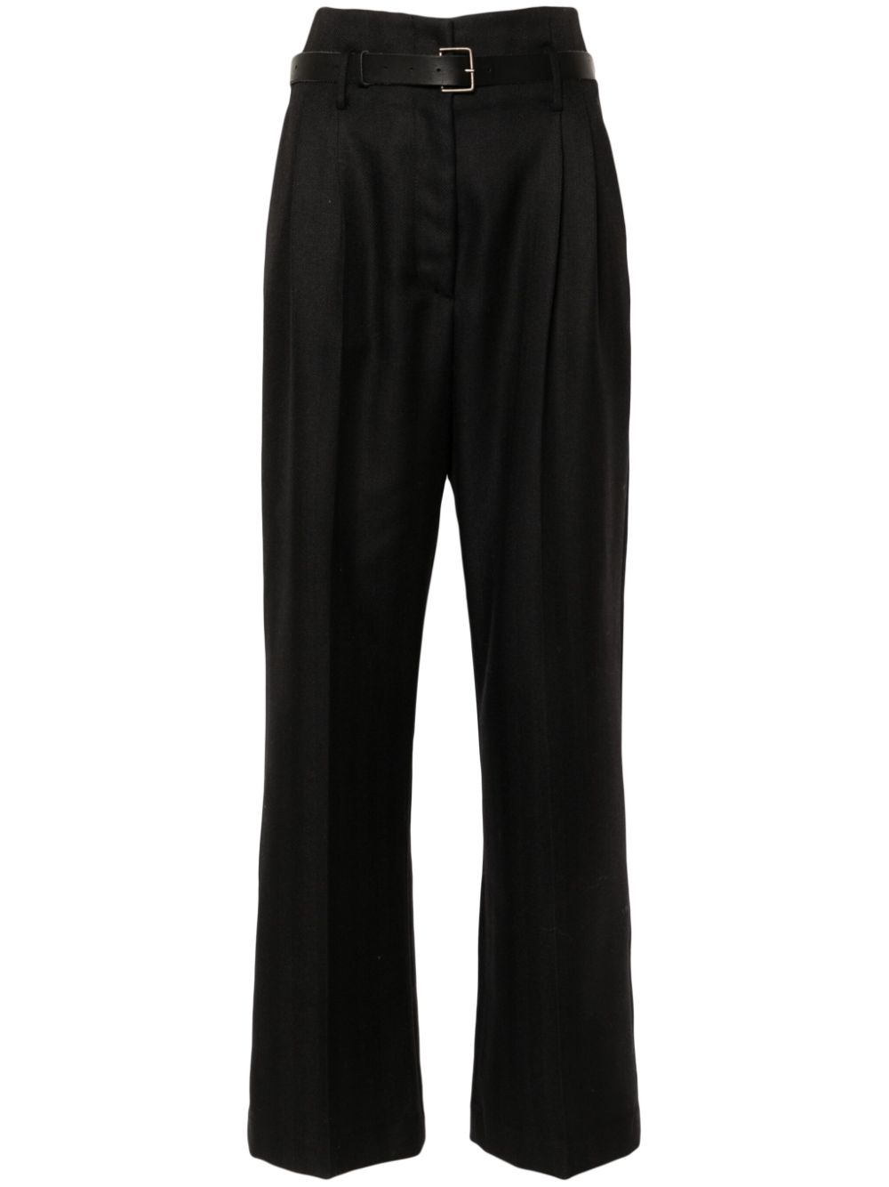 Forte Trousers Black Virgin Wool