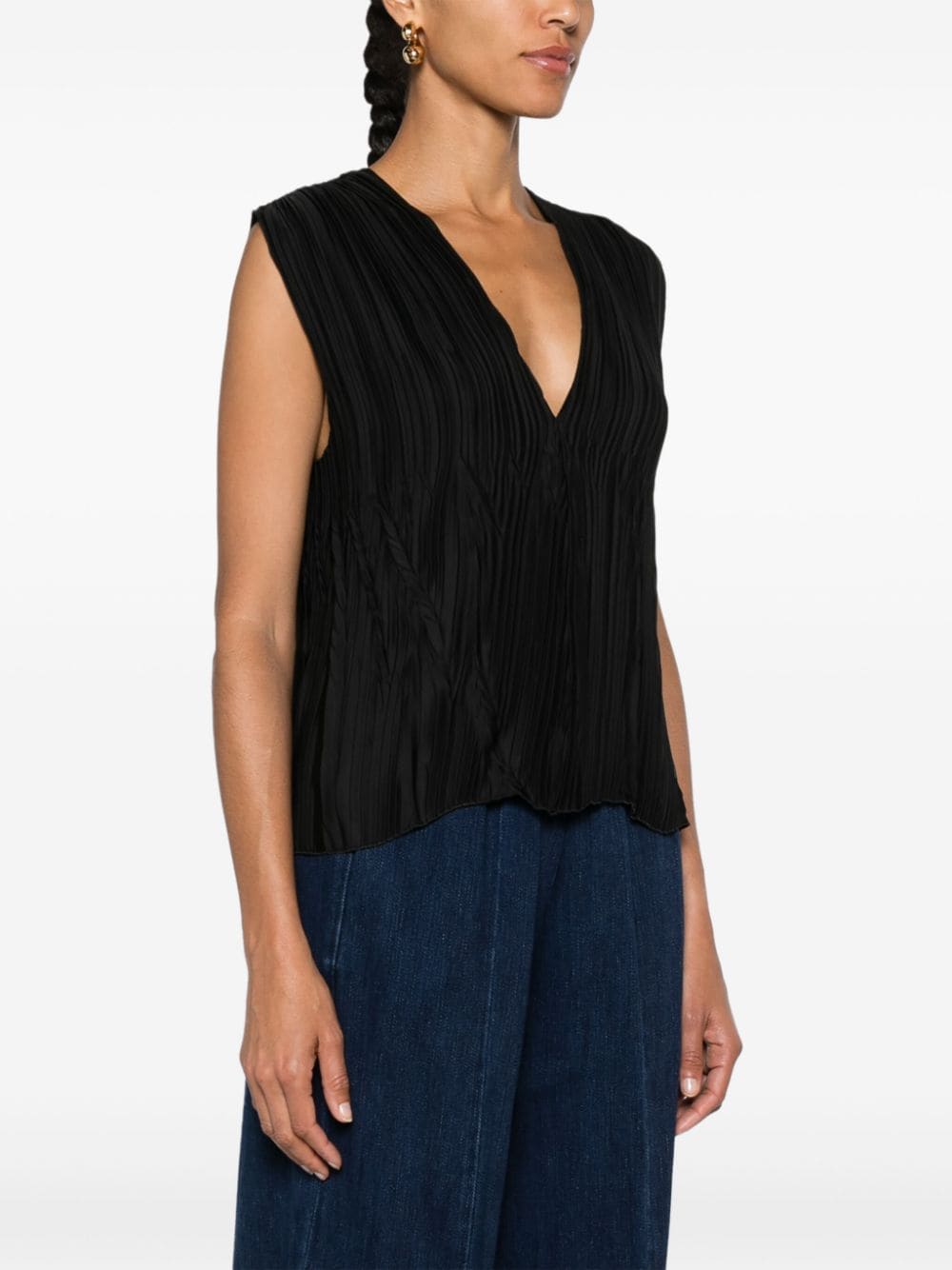 Forte Top Black Polyester