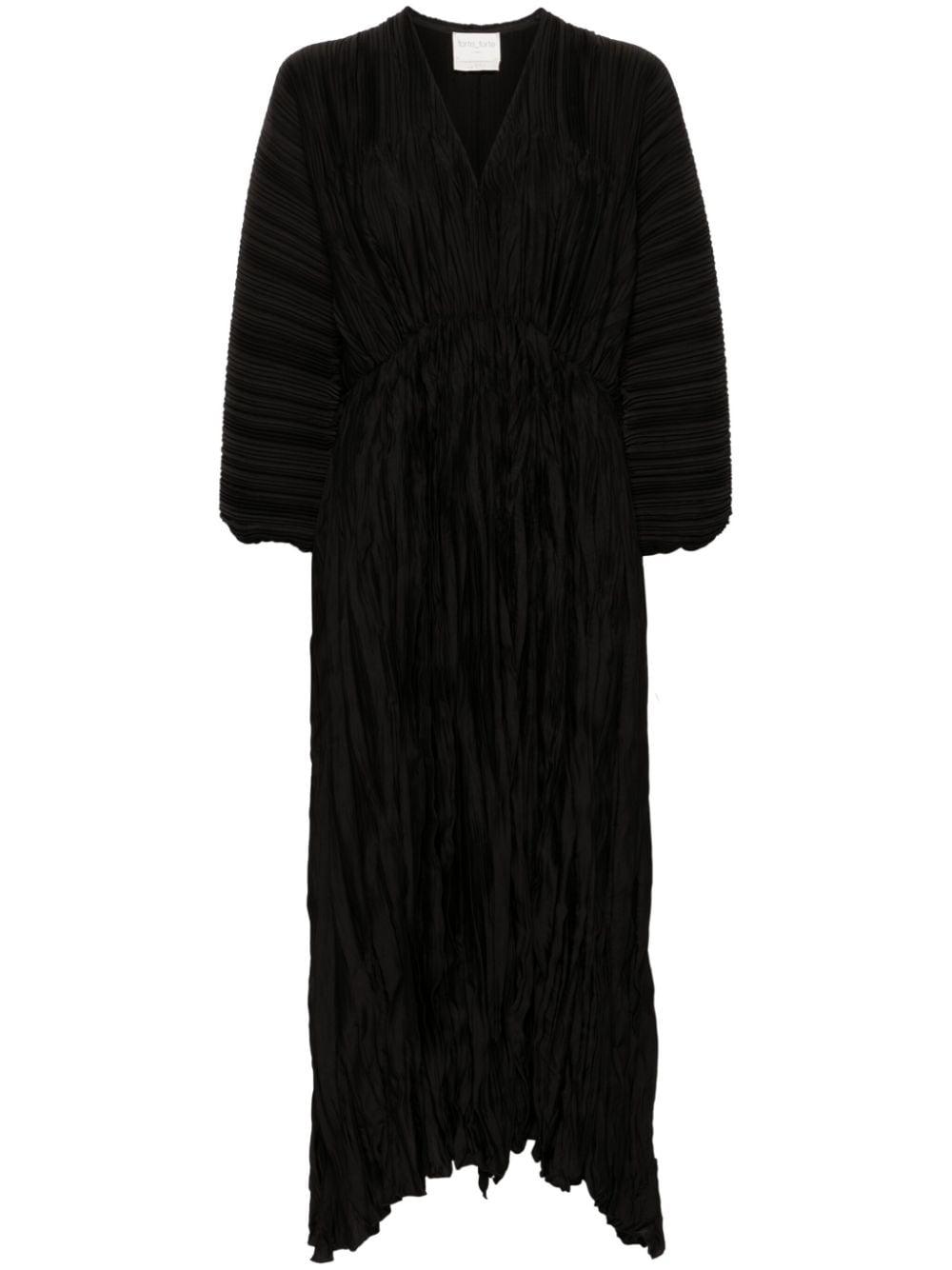 Forte Dresses Black Polyester