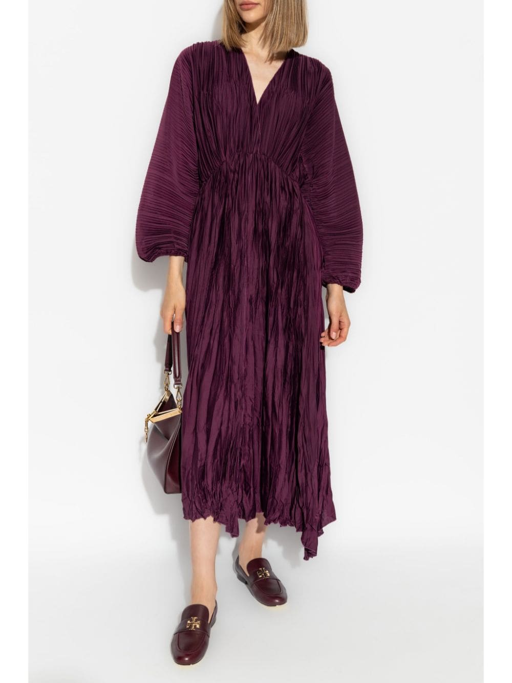 Forte Dresses Bordeaux Polyester