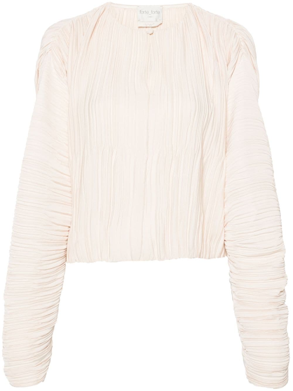 Forte Shirts Ivory Polyester