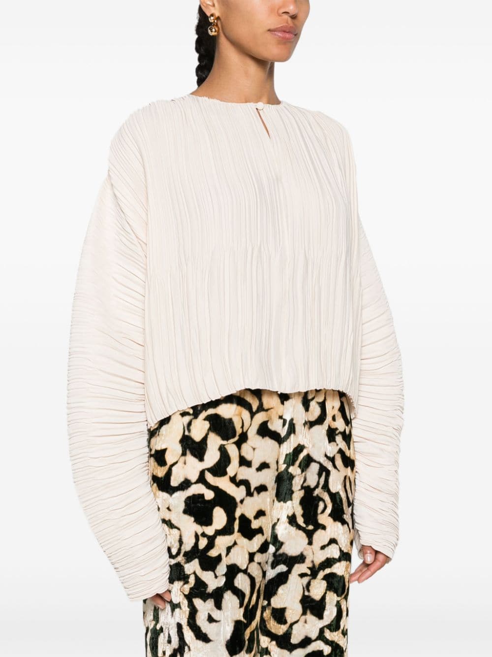 Forte Shirts Ivory Polyester