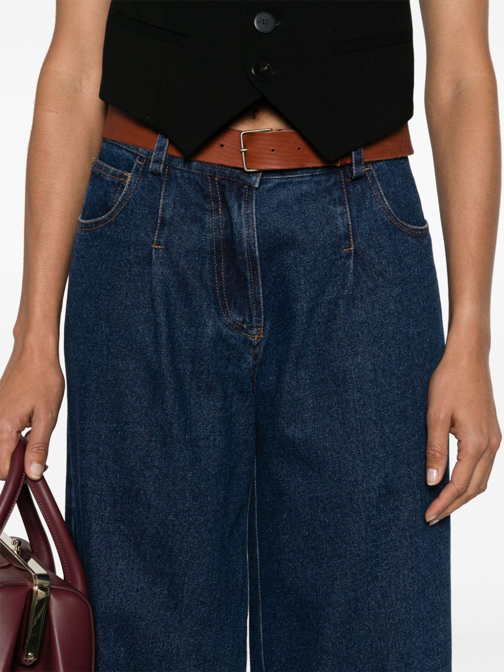Forte Jeans Blue Cotton