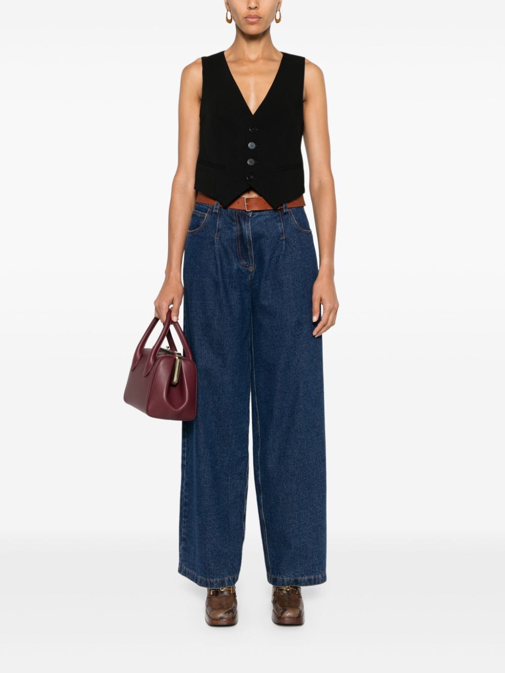 Forte Jeans Blue Cotton