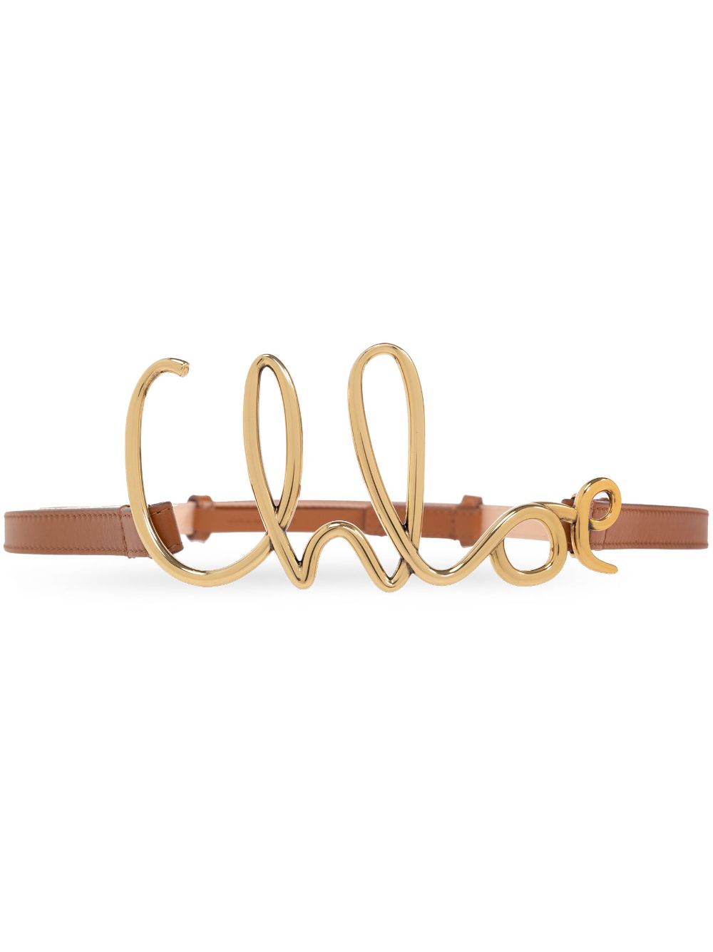 Chloè Belts Leather Brown