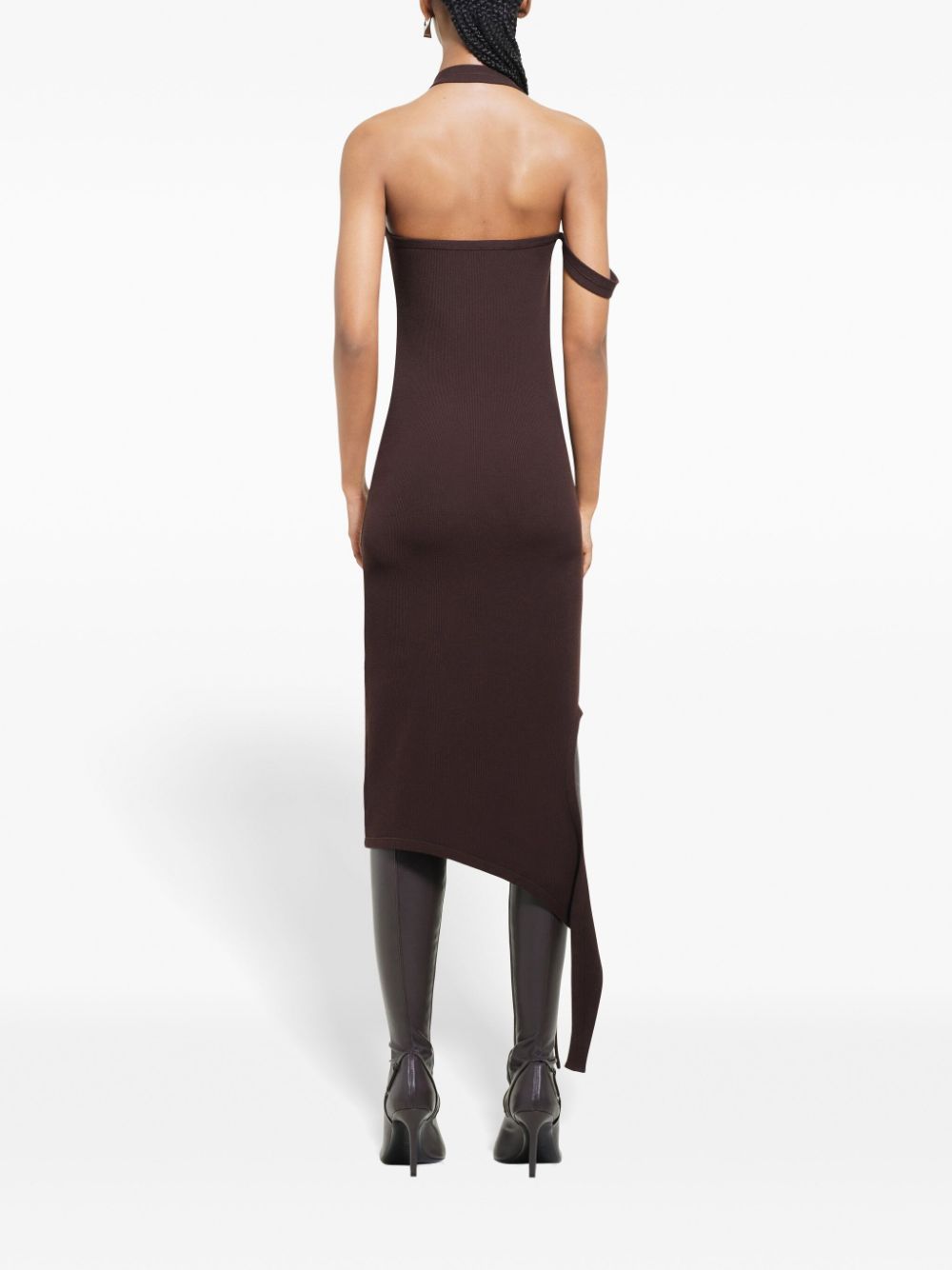 Courreges Dresses Brown Viscose