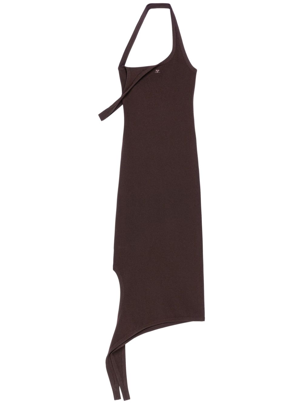 Courreges Dresses Brown Viscose