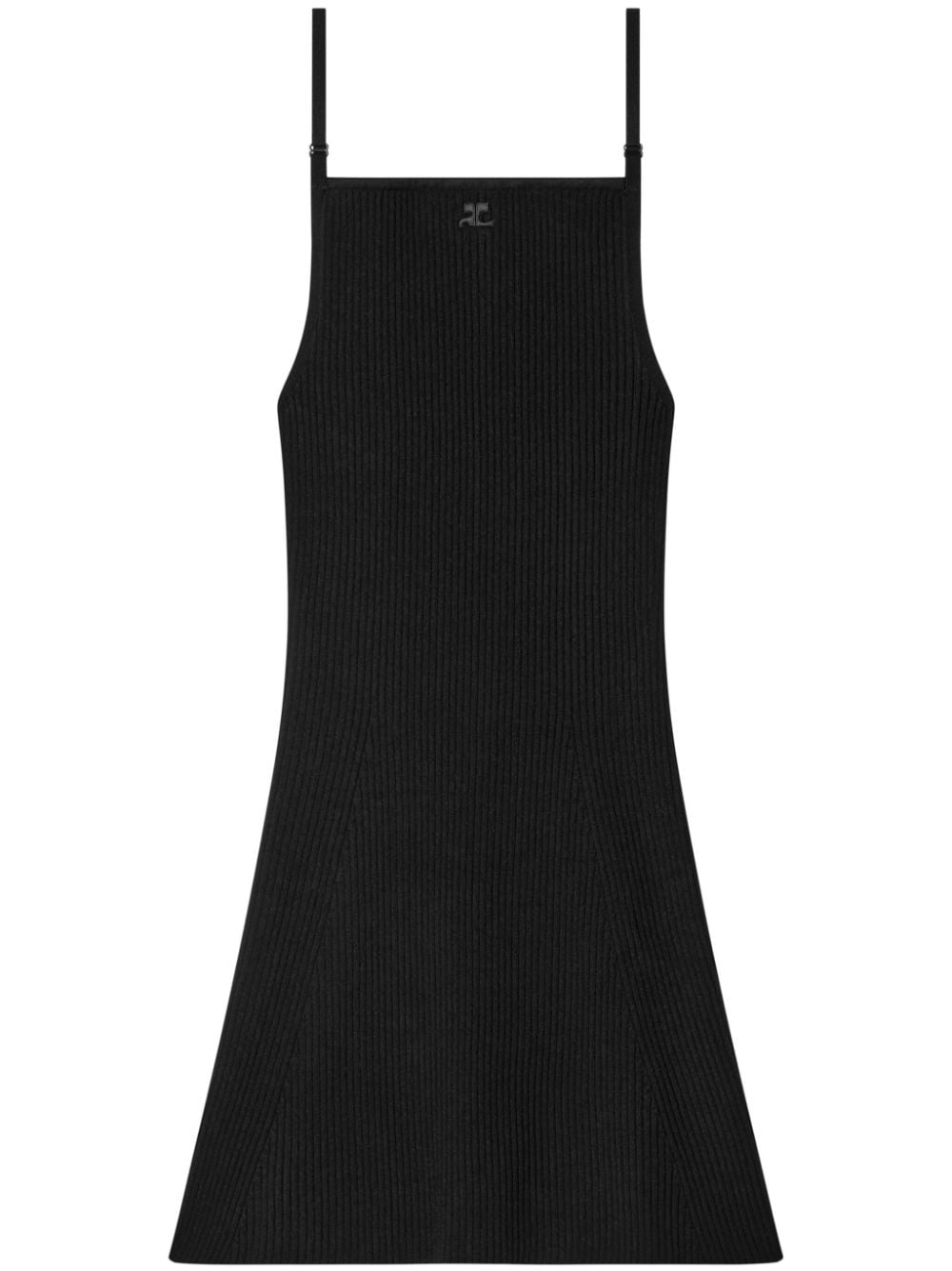 COURREGES PRE Dresses Black Viscose Polyester