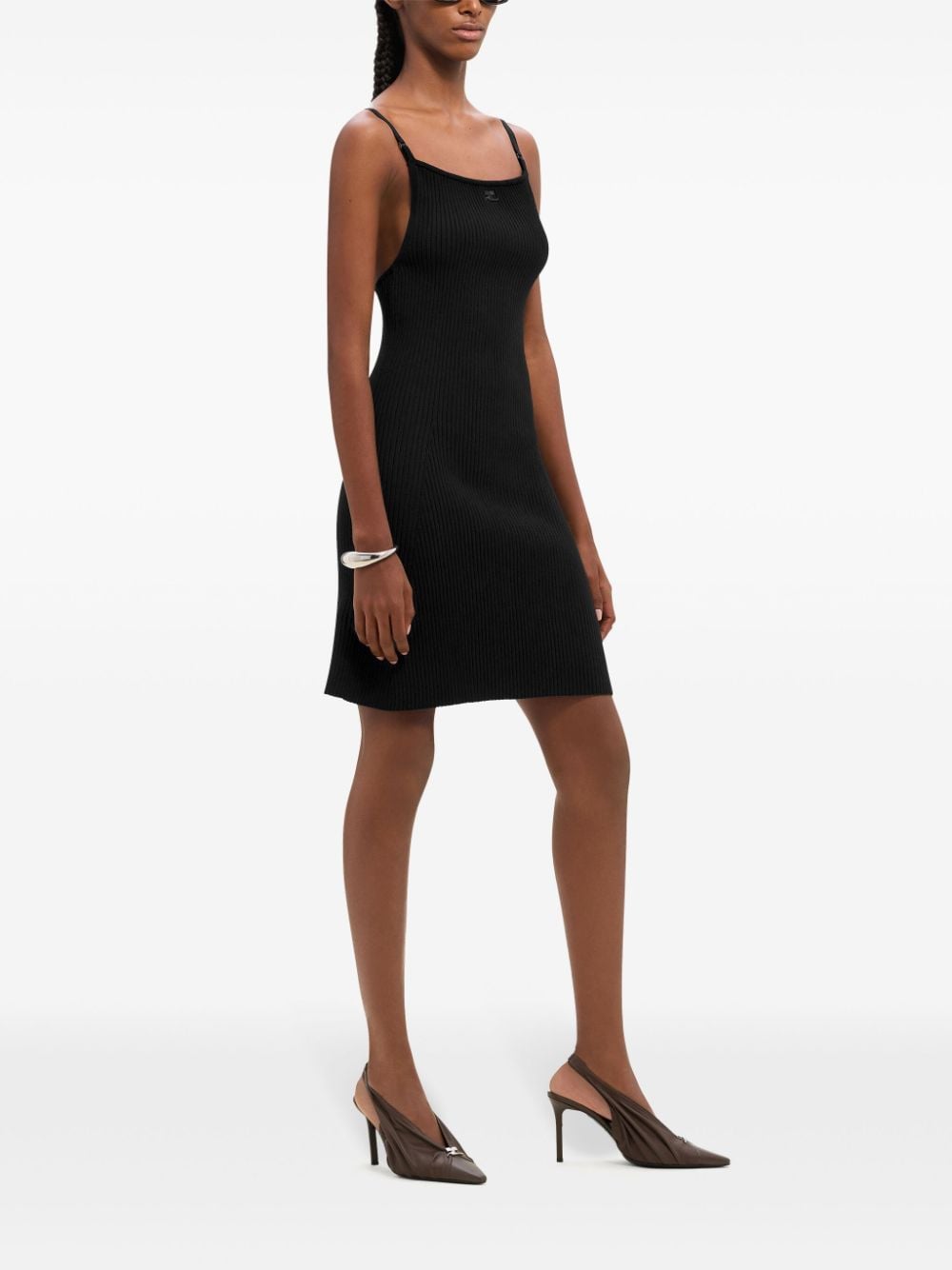 COURREGES PRE Dresses Black Viscose Polyester
