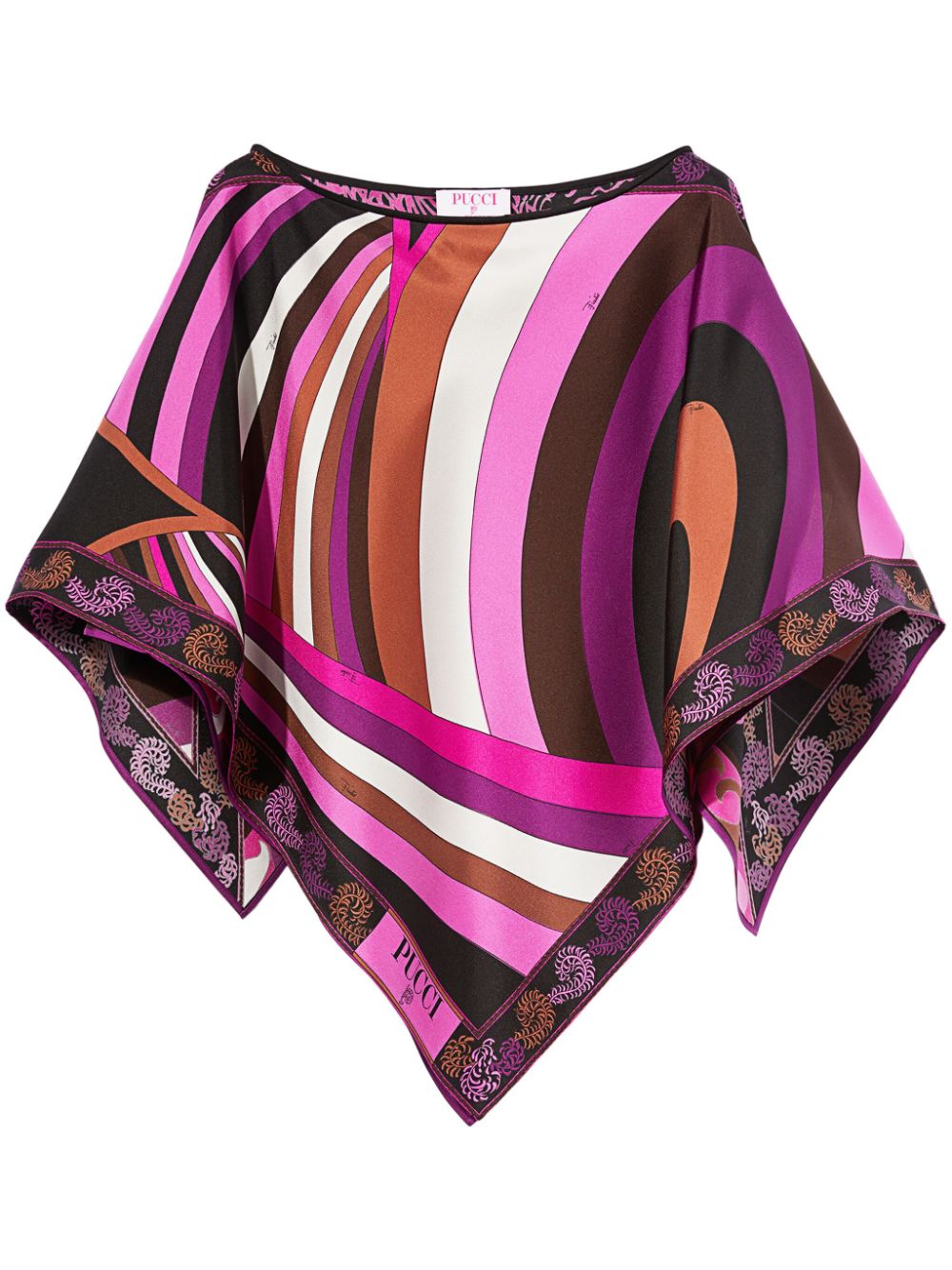 Pucci Top Fuchsia Fabric