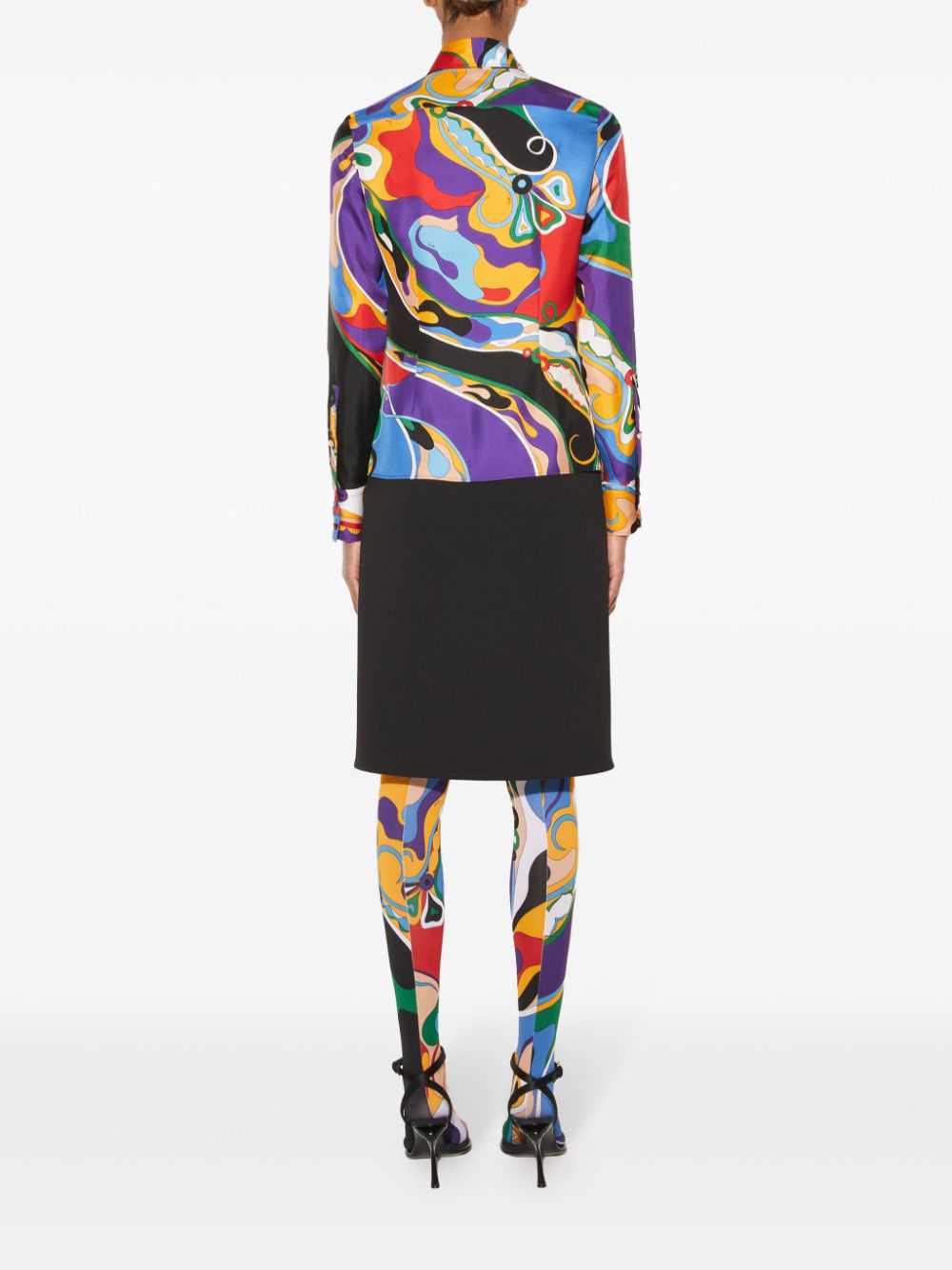 Pucci Shirts Purple Silk