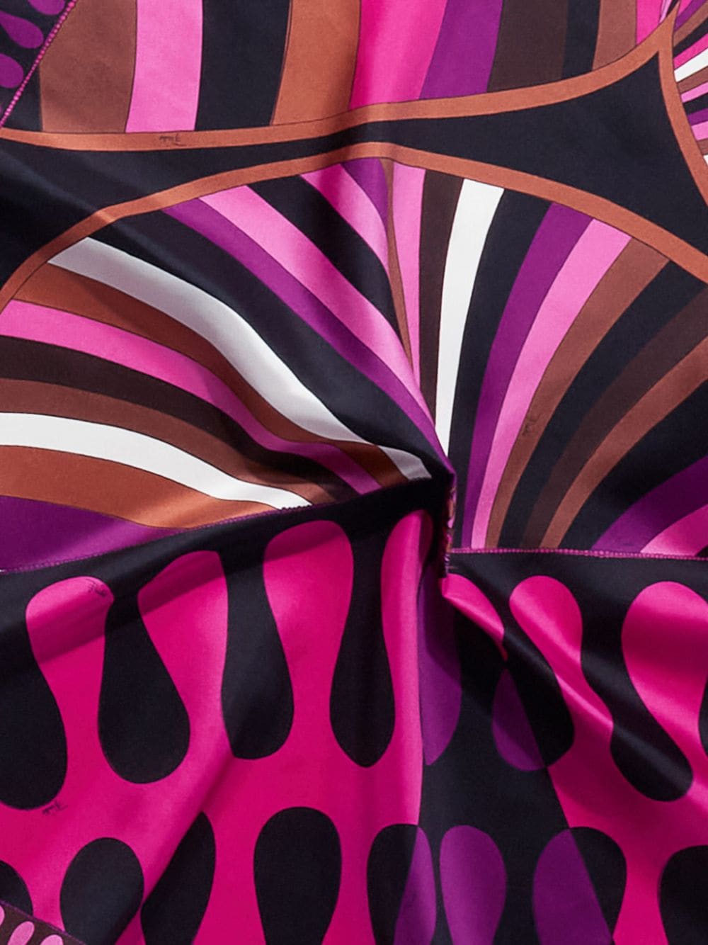 Pucci Scarfs Fuchsia Silk