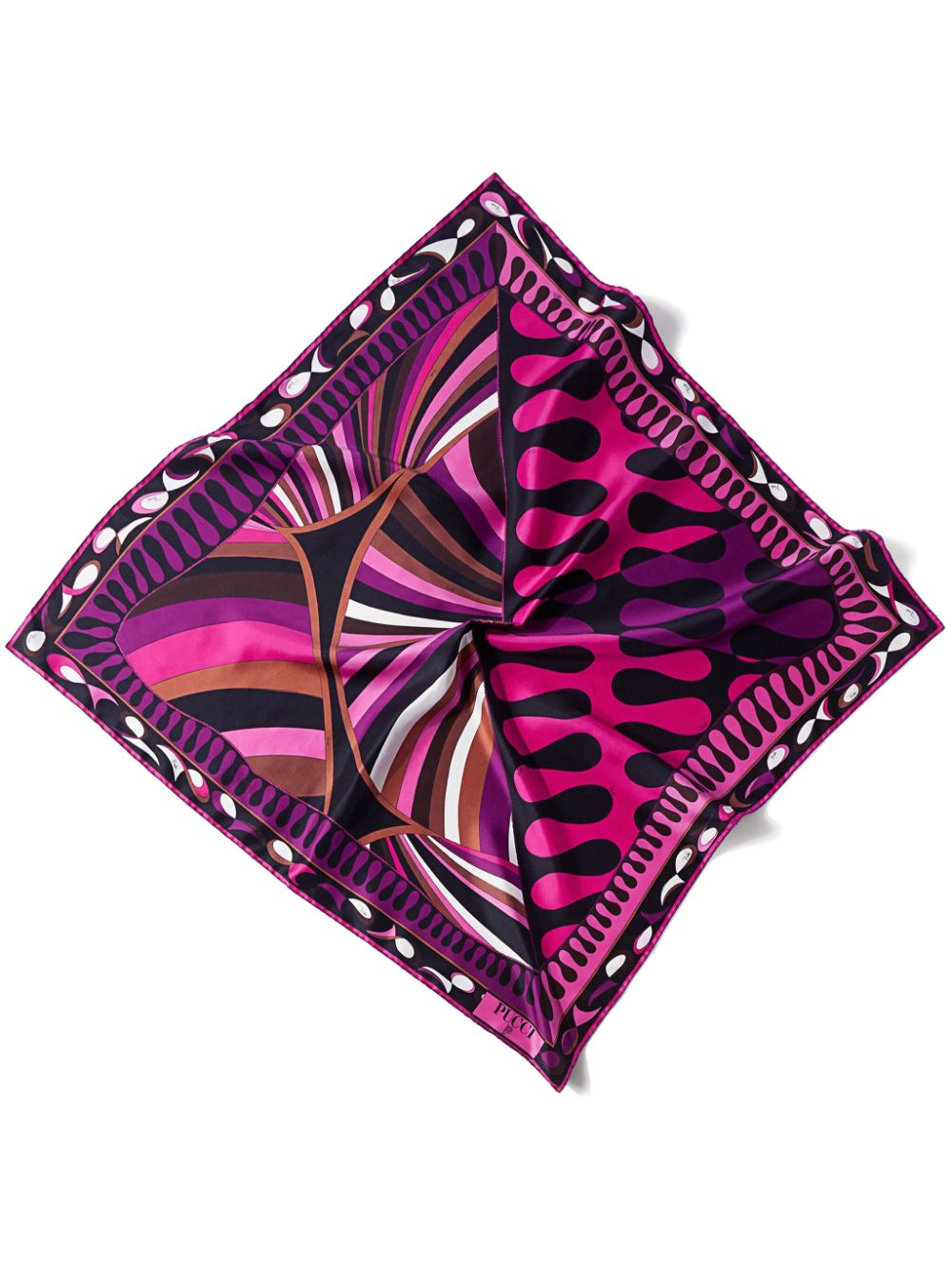 Pucci Scarfs Fuchsia Silk