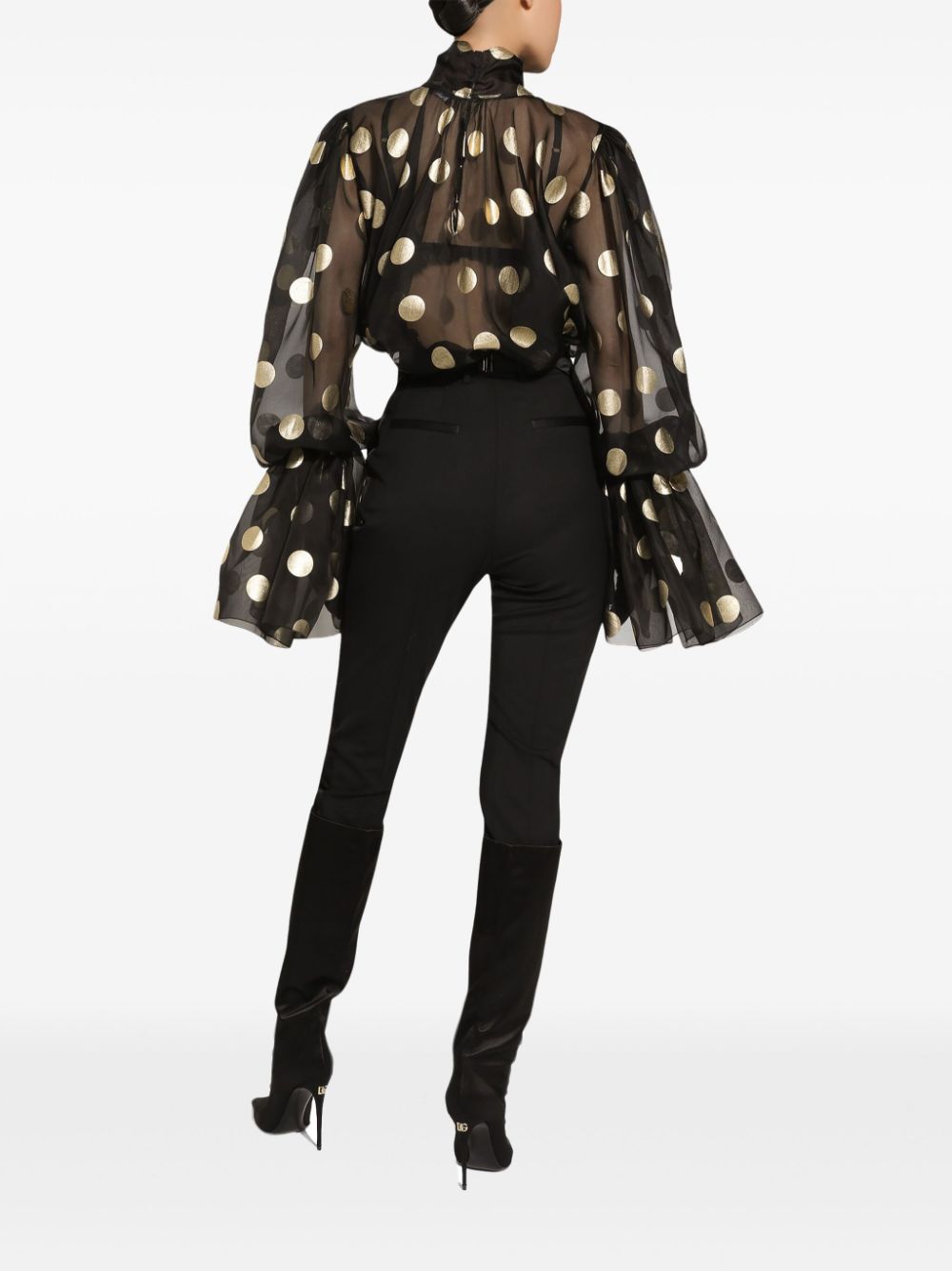 Dolce & Gabbana Shirts Black Silk