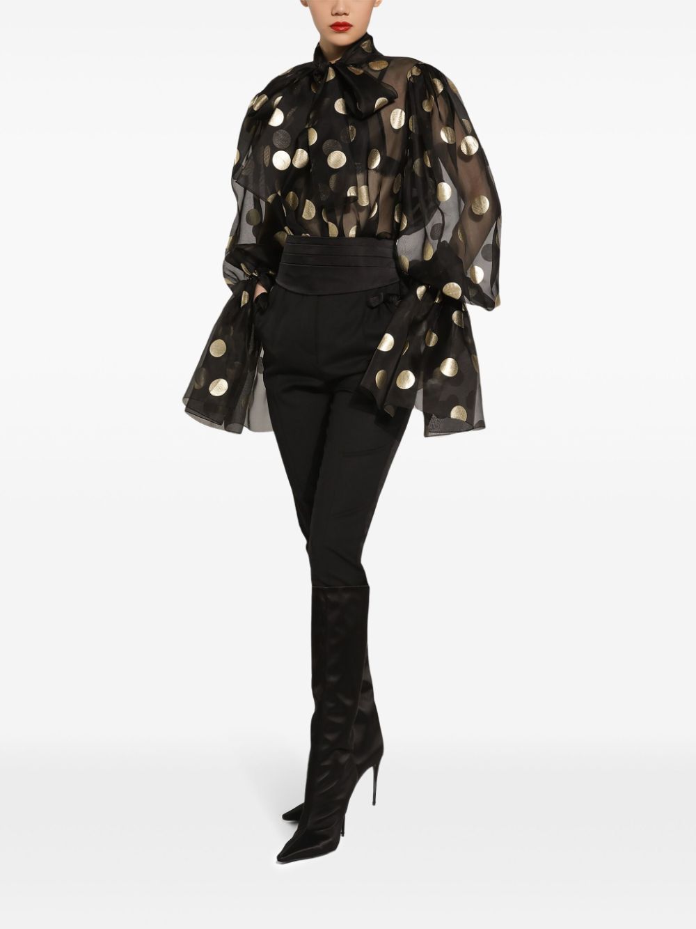 Dolce & Gabbana Shirts Black Silk