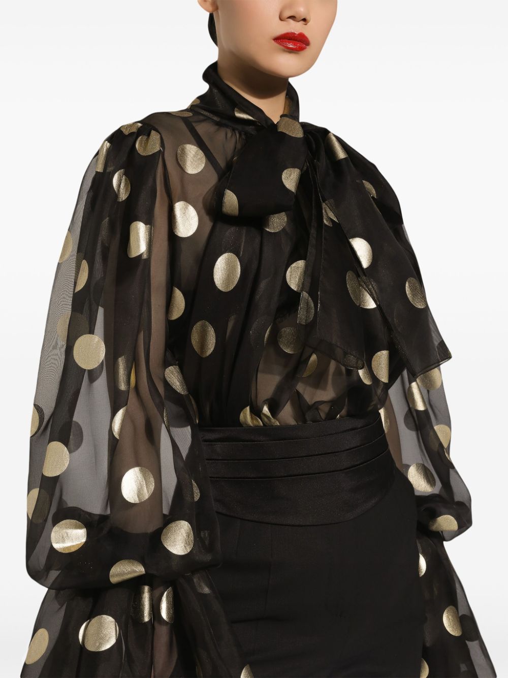 Dolce & Gabbana Shirts Black Silk