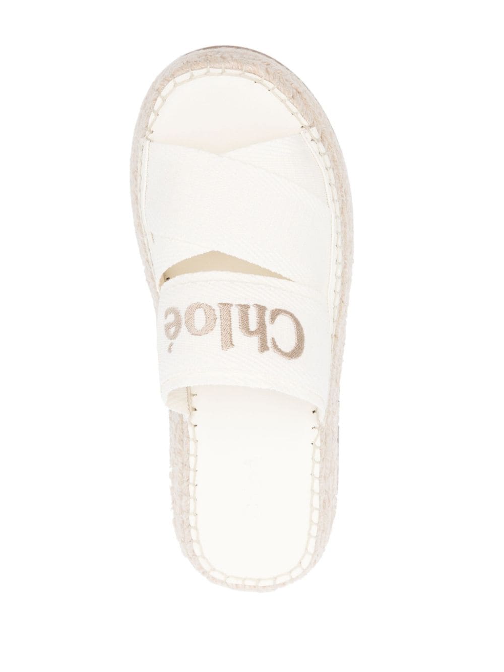 Chloè Sandals White Lining: Fabric