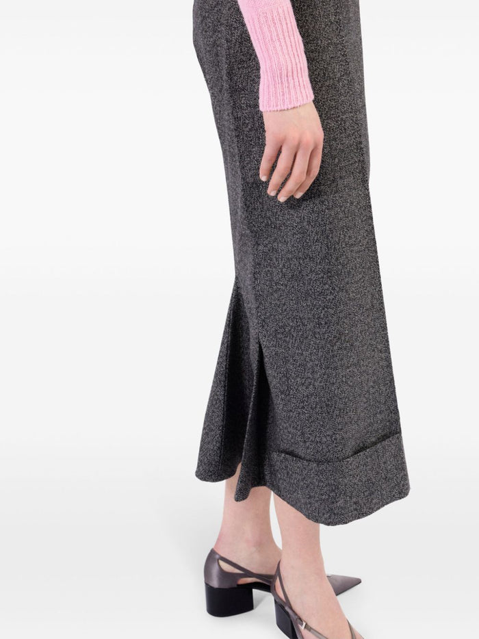 Prada Skirts Black Wool