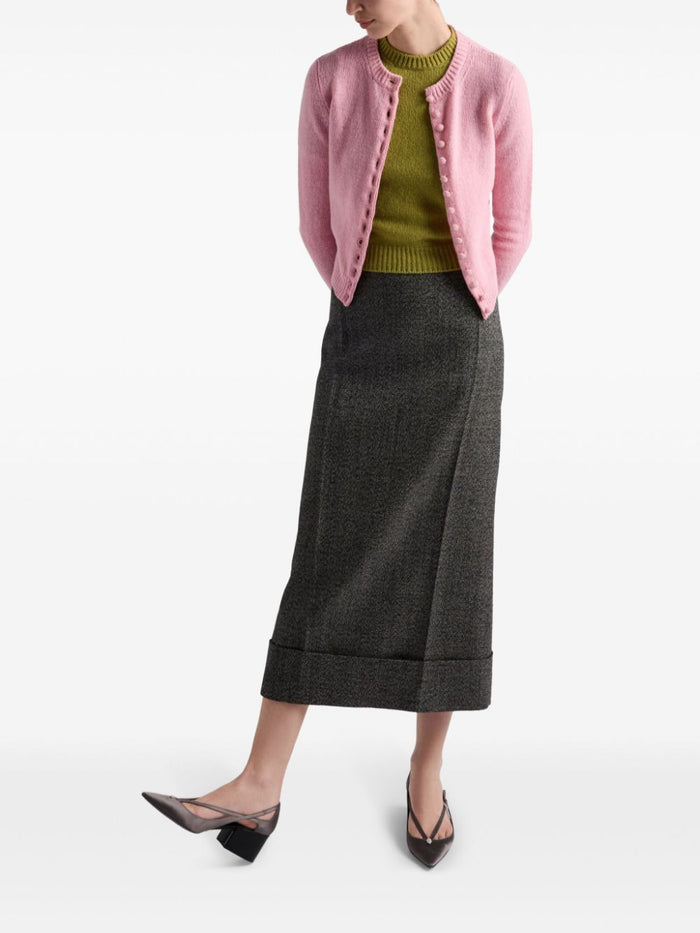 Prada Skirts Black Wool
