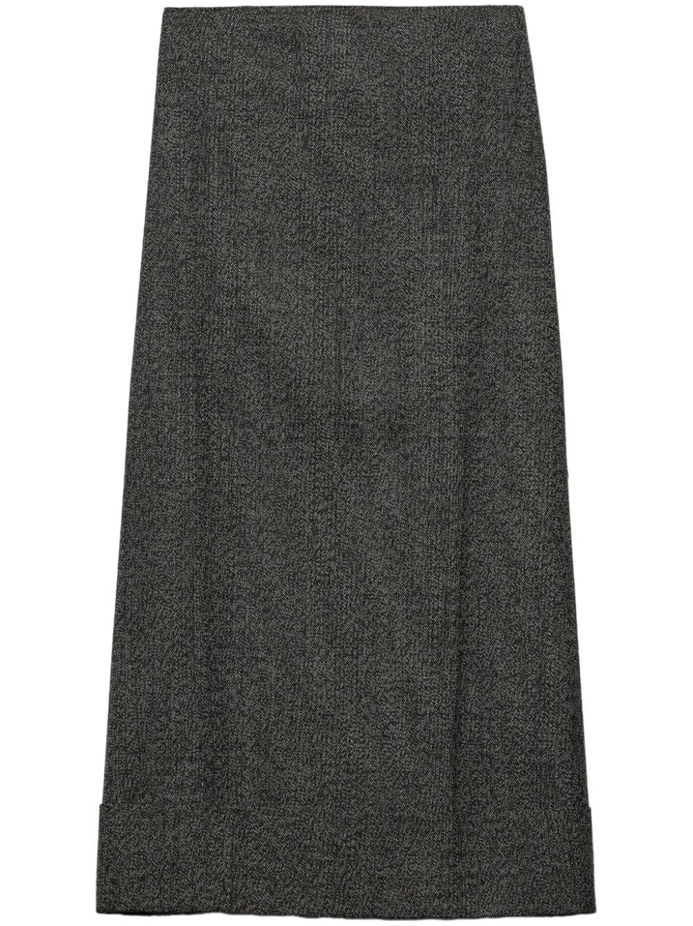 Prada Skirts Black Wool