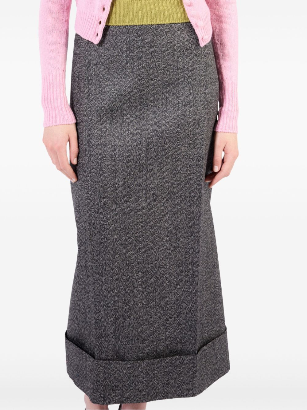 Prada Skirts Black Wool