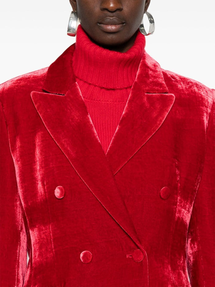 Parosh Jackets Red Viscose Silk