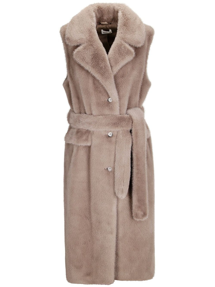 Parosh Coats Dove Grey Polyester