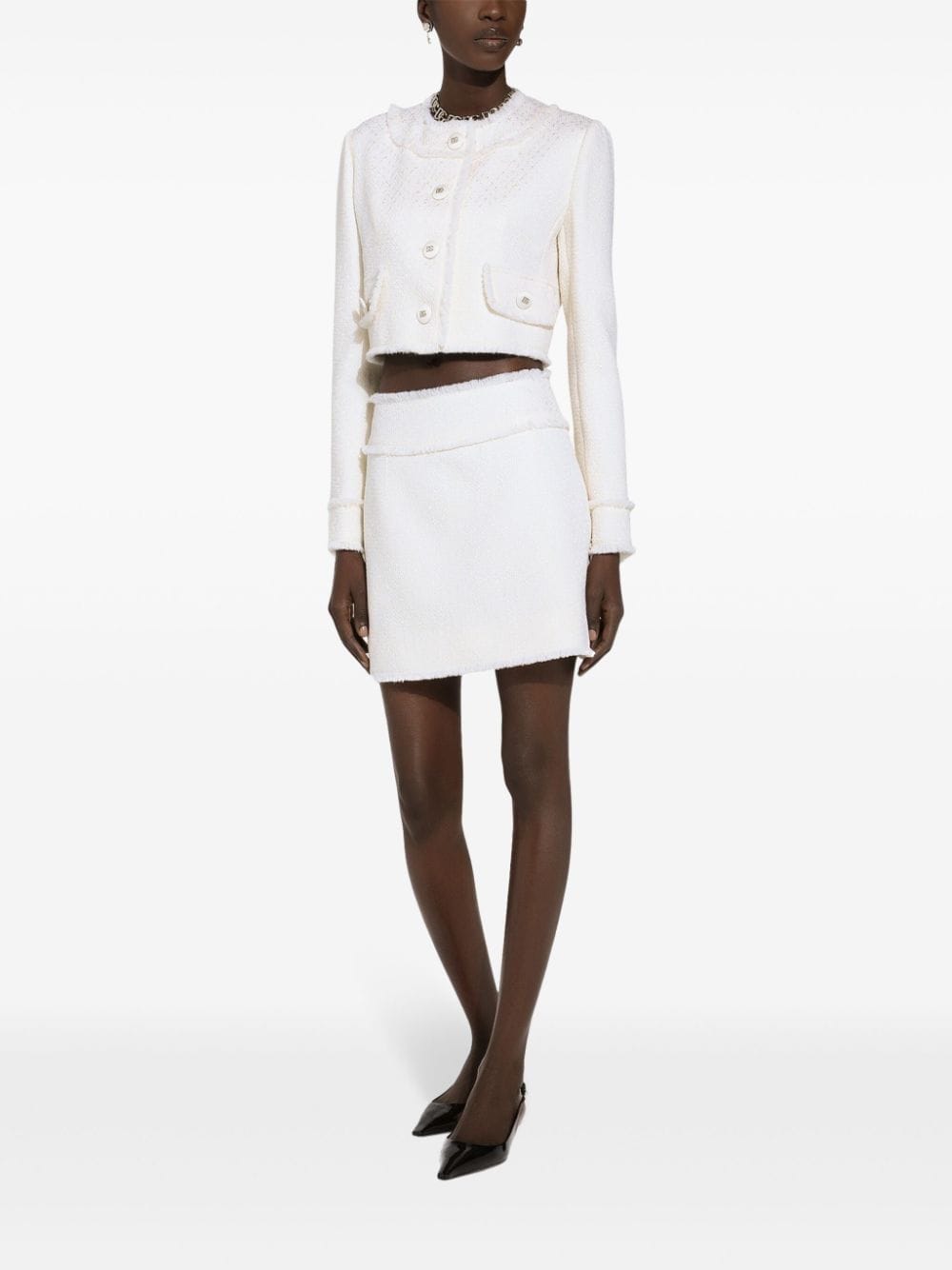 Dolce & Gabbana Jackets Cream Fabric