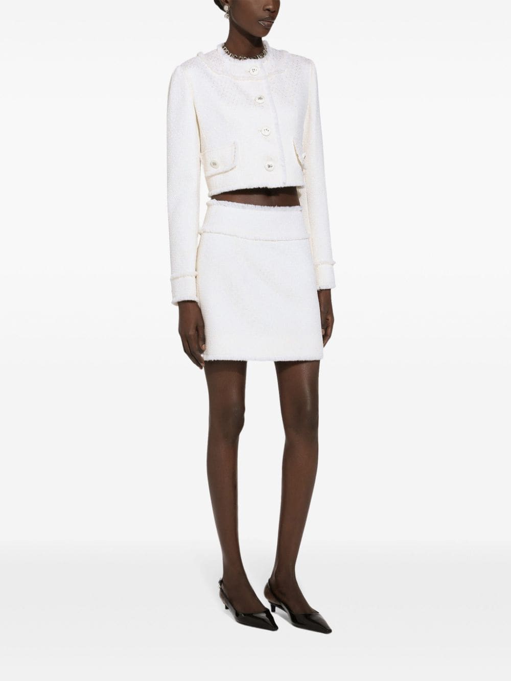 Dolce & Gabbana Jackets Cream Fabric