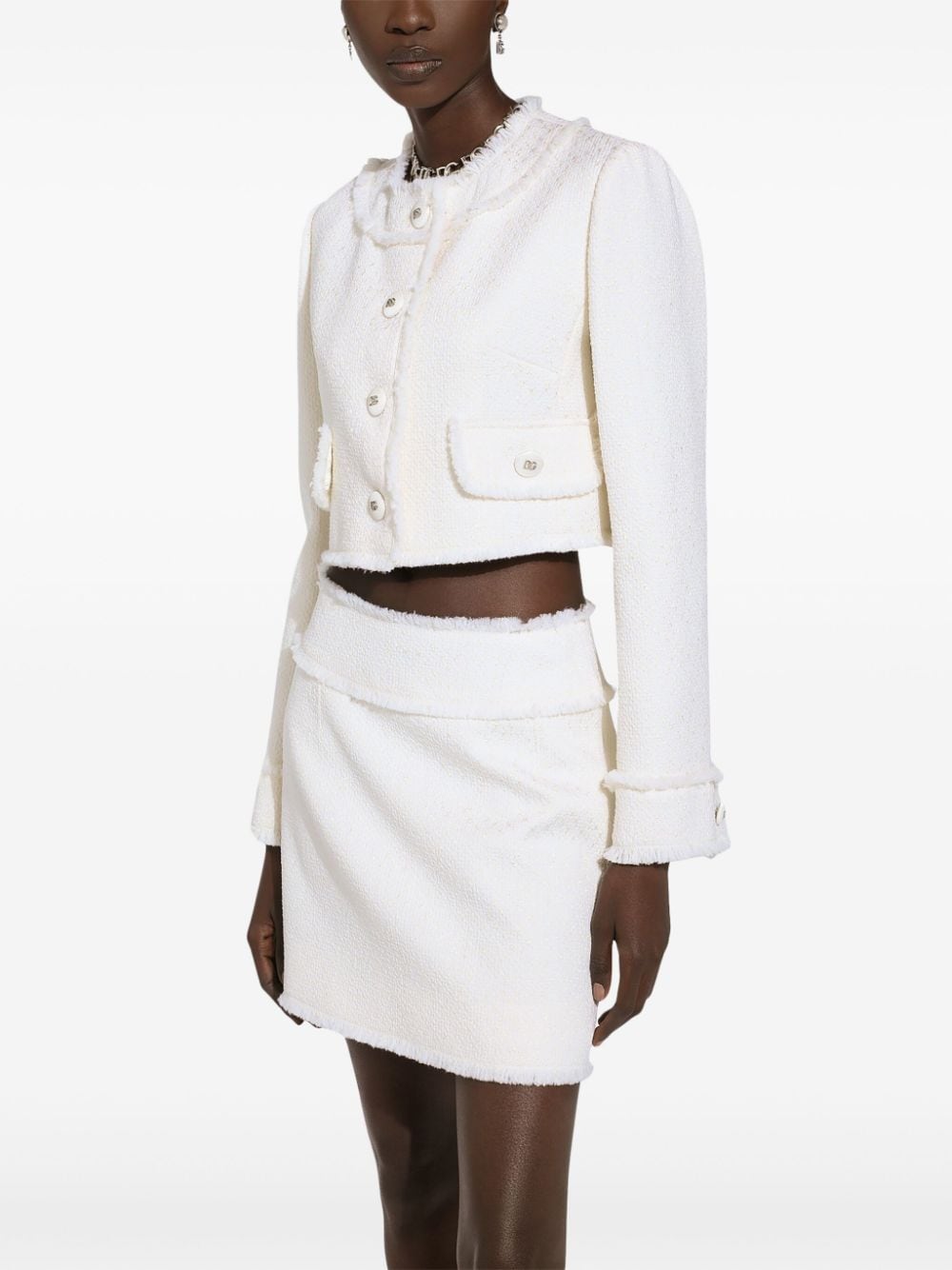Dolce & Gabbana Jackets Cream Fabric
