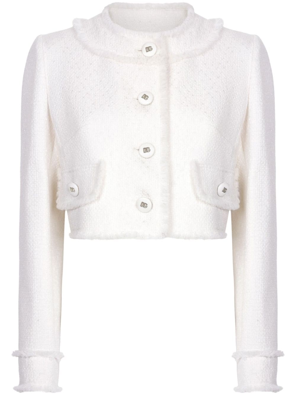 Dolce & Gabbana Jackets Cream Fabric