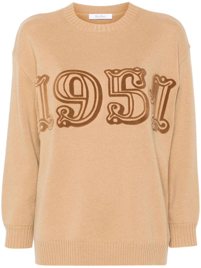 Max Mara Sweaters Camel Wool Cashmere