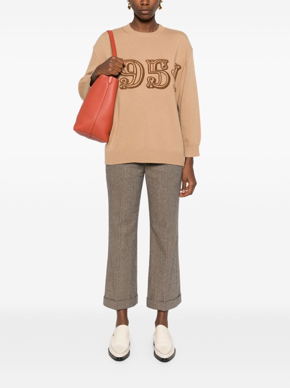 Max Mara Sweaters Camel Wool Cashmere