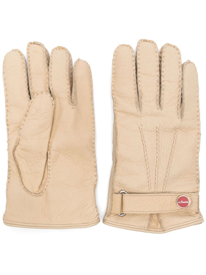 Kiton Gloves Beige Lining: Cashmere
