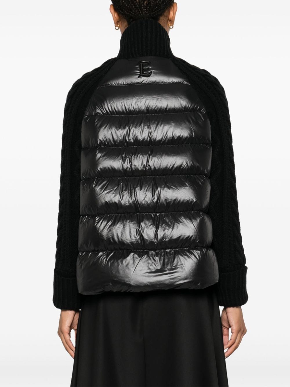 Ermanno Firenze Coats Black Polyamide