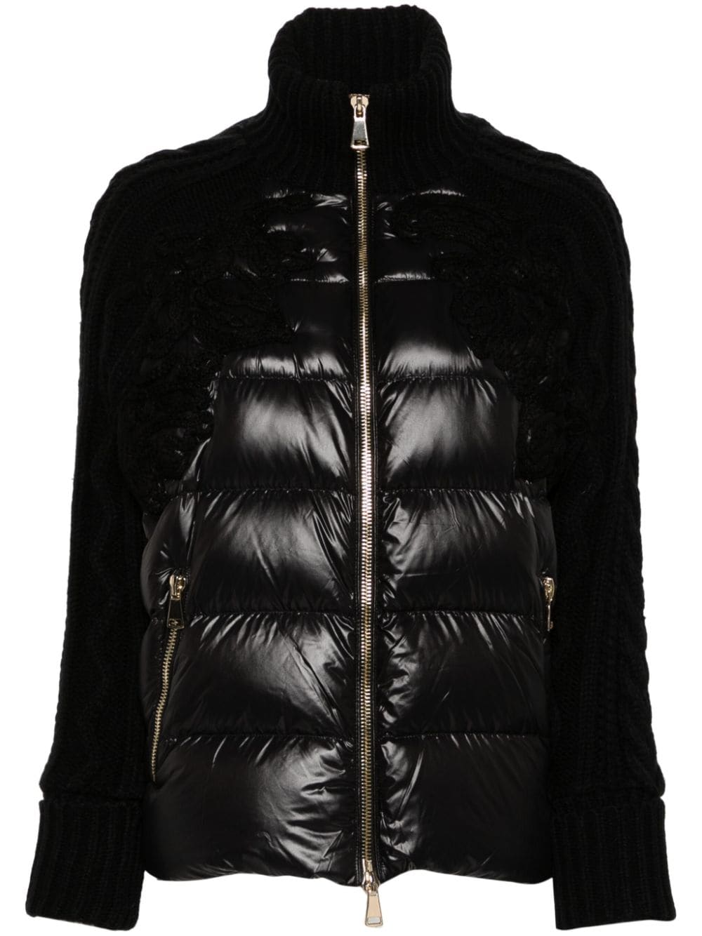 Ermanno Firenze Coats Black Polyamide