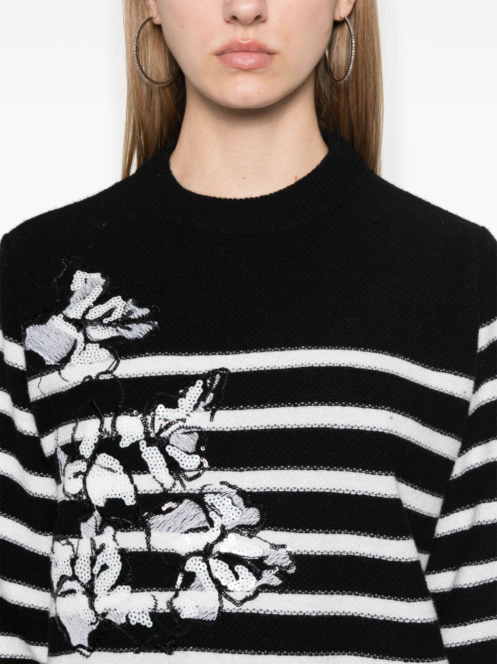 Ermanno Firenze Sweaters Black Polyester Acrylic Wool